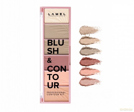 LAMEL Basic Paletka do konturowania twarzy Blush&Contour 16g
