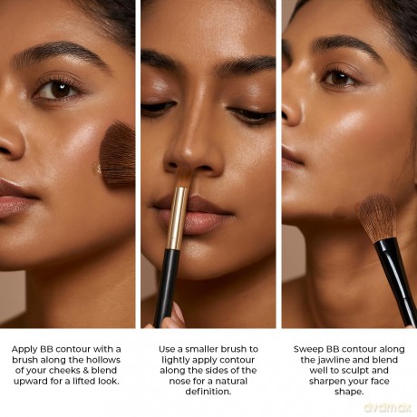 LAMEL Insta Kremowy Bronzer do konturowania twarzy BB Contour nr 401 10 ml