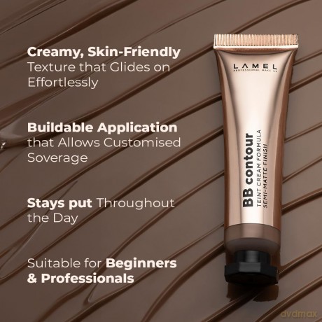 LAMEL Insta Kremowy Bronzer do konturowania twarzy BB Contour nr 401 10 ml
