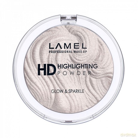 LAMEL Insta Puder rozświetlający do twarzy HD Highlihting Glow&Sparkle nr 401 12g
