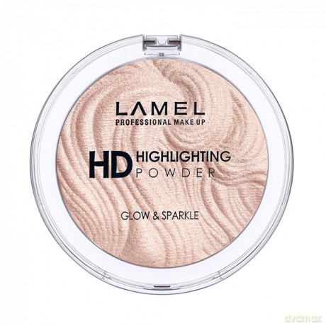 LAMEL Insta Puder rozświetlający do twarzy HD Highlihting Glow&Sparkle nr 402 12g