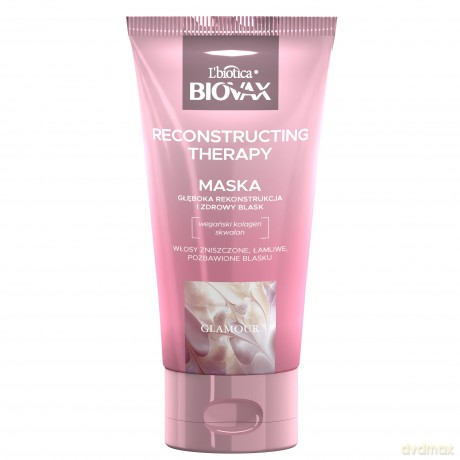 LB Biovax Glam. Maska d/wł 150 ml Reconstructing