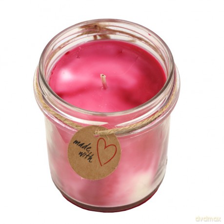 MIA BOX Świeca sojowa marmurkowa o zapachu zmrożonej róży - Ice Rose 240g