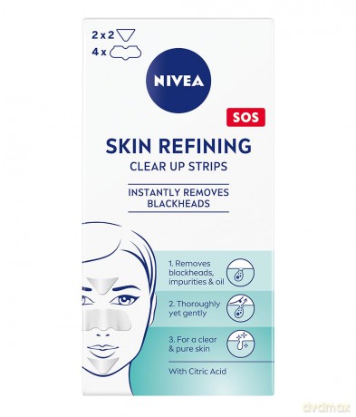 Nivea Plastry oczyszczające przeciw zaskórnikom 1op.-6szt