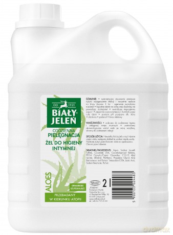 POL.BIAŁY J.Żel do higieny intymnej Aloes 2L