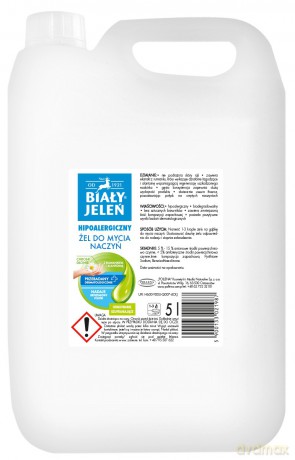 POL.BIAŁY J.Żel do naczyńz rumianek/alantolina 5L