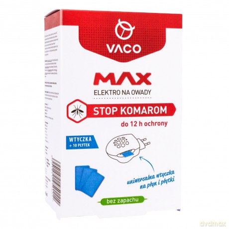 VACO Elektro MAX + płytki na komary 1op.-10szt.