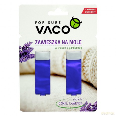 VACO Zawieszka na mole ubraniowe w żelu (Lavender