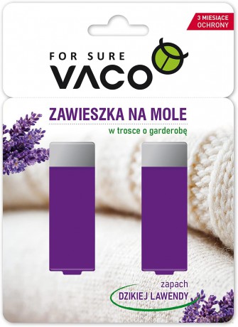 VACO Zawieszka na mole ubraniowe w żelu (Lavender