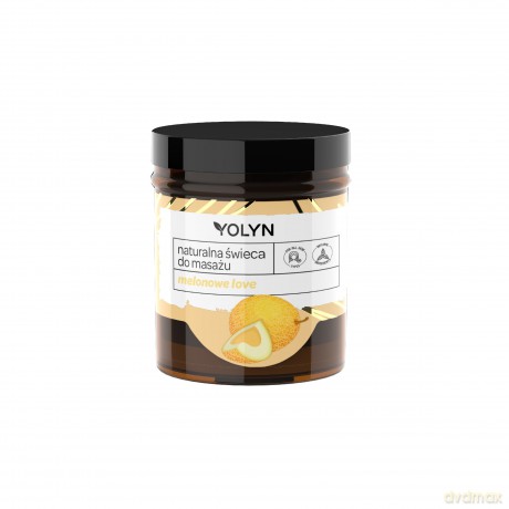 YOLYN Naturalna Świeca do masażu - Melonowe Love 120 ml