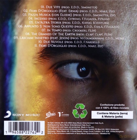 Marco Mengoni: Materia (Prisma) + (Pelle) + (Terra) [3CD]