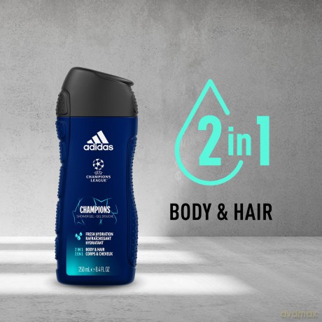Adidas Shower gel for body and hair Champion s Edition (Shower Gel) - Volume: 250 ml