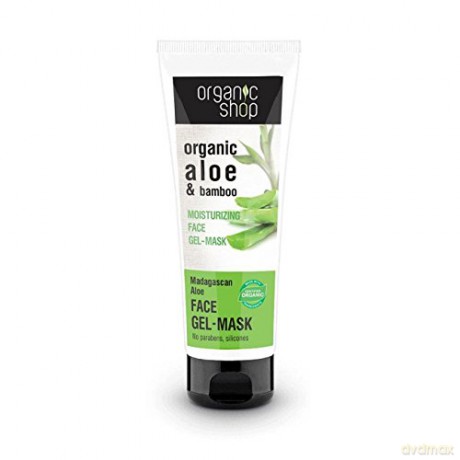 Organic Shop Moisturizing gel mask Madagaskan Aloe (Face Gel Mask) 75 ml