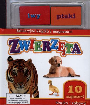 Zwierzęta Nauka Edukacyjna Ksiażka Z Magnesami Tw [KSIĄŻKA]