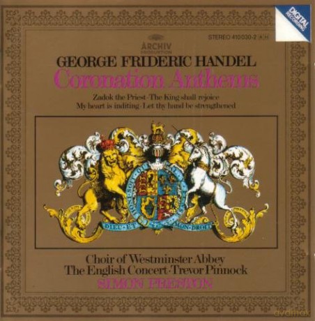 Ec Wac Pinnock: Handel:Coronation Anthems [CD]