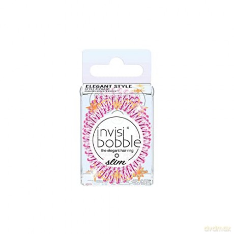 Invisibobble Thin spiral hair band Slim Time to Shine La Vie en Rose 3 pcs