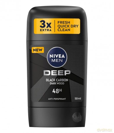 Nivea Solid antiperspirant Deep Black Carbon 50 ml