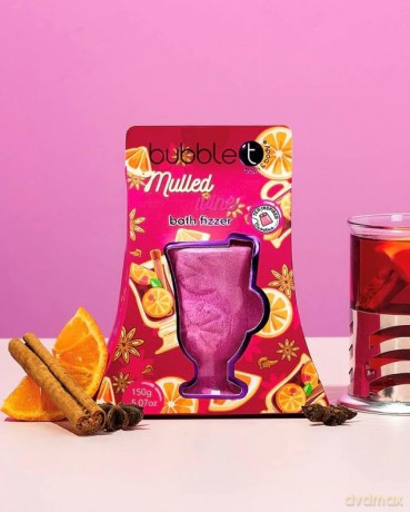 Bubble T Cosmetics Sparkling bath bomb Mulled Wine (Bath Fizzer) 150 g