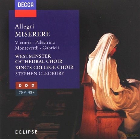 Eclipse Celebury/Westminster Cat.Choir: Allegri:Miserere [CD]