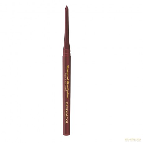 Dermacol Automatic Eye Pencil (Waterproof Micro Eyeliner) - Shade: 02 Brown