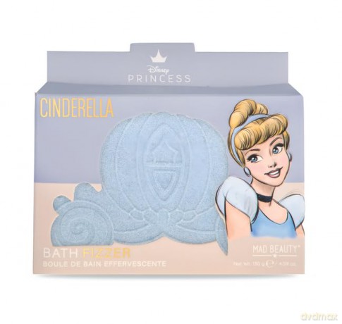 Mad Beauty Sparkling bath bomb Princess Cinderella (Bath Fizzer) 130 g