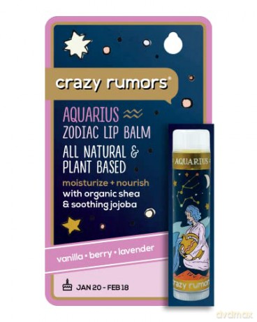 Crazy Rumors Zodiac Lip Balm - Aquarius (Lip Balm) 4.4 ml