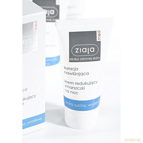 Ziaja Night Anti-Shave Cream for Sensitive and Dry Skin Hydrating Care 50 ml