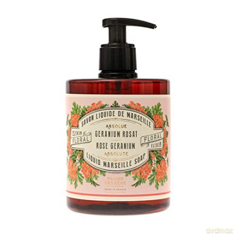 Panier des Sens Liquid soap Rose Geranium (Liquid Marseille Soap) - Volume: 500 ml
