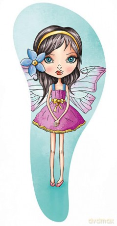 Dtangler Hair brush with Fairy Tale handle