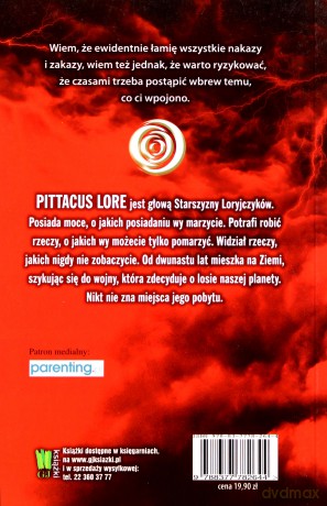 Zaginiona Kartoteka Numer Dziewięć - Pittacus Lore [KSIĄŻKA]