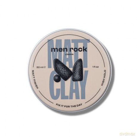 Men Rock London Men Rock Matt Clay - High Hold, Matt Finish - Volume: 30 ml