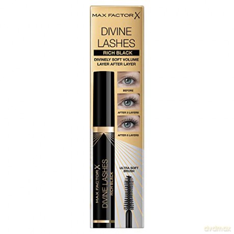 Max Factor Volume Mascara Divine Lashes (Mascara) 8 ml - Shade: 001 Rich Black