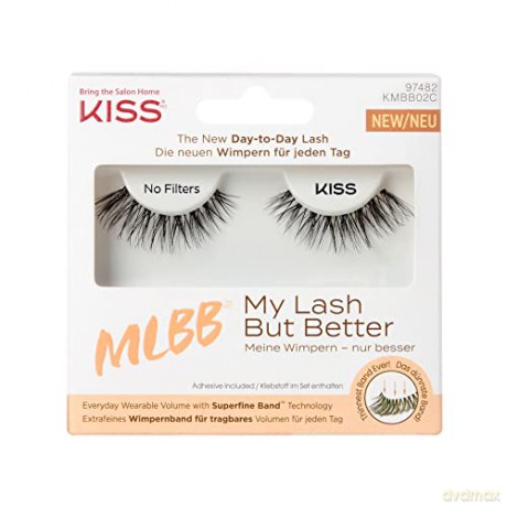 KISS False eyelashes for natural volume My Lash But Better 1 pair - Variant: 02