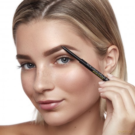 Dermacol Automatic eyebrow pencil with a brush Eyebrow Micro Style r (Automatic Eyebrow Pencil) 0.1 g - Shade: 01