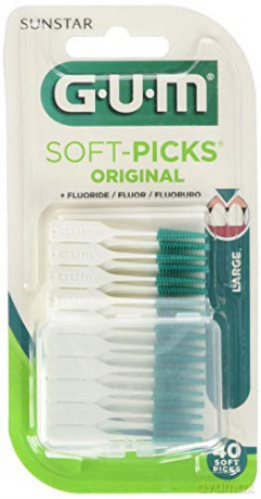 GUM Rubber interdental brushes SoftPicks Large 40 pcs