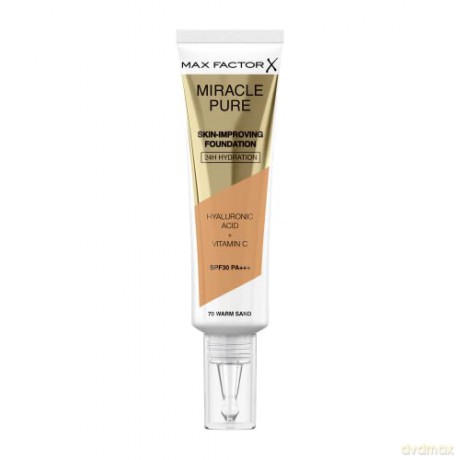 Max Factor Moisturizing make-up Miracle Pure (Skin-Improving Foundation) 30 ml - Shade: 70 Warm Sand