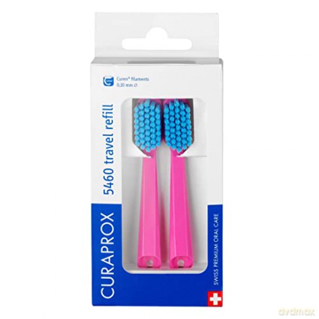 Curaprox Spare brush head Travel set 2 pcs