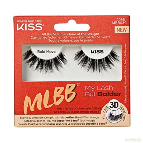 KISS Artificial eyelashes MLB bolder - Bold Move