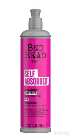 Tigi Nourishing conditioner for dry and stressed hair Bed Head Self Absorbed (Mega Nutrient Conditioner) - Volume: 400 ml