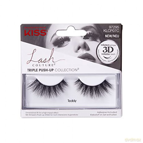 KISS Lash Couture Triple Push-Up Collection False Eyelashes Lash Couture Triple Push-Up Collection 1 Pair - Variant: Teddy