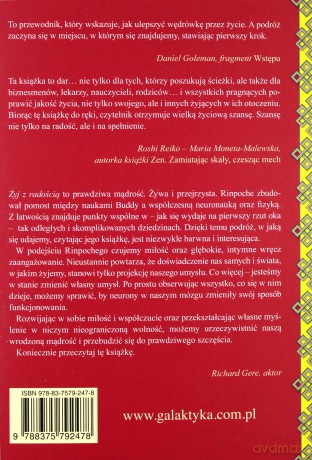 Żyj Z Radością Jak Odkryć Tajemnice Szczęścia Wyd.2012 - Yongey Mingyur Rinpoche [KSIĄŻKA]