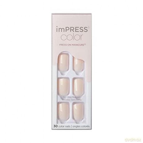 KISS Self-adhesive nails imPRESS Color Point Pink 30 pcs