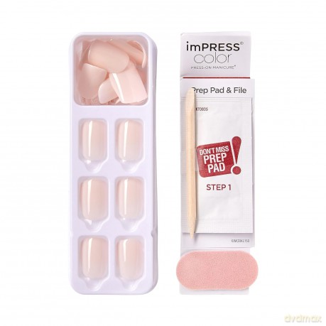 KISS Self-adhesive nails imPRESS Color Point Pink 30 pcs