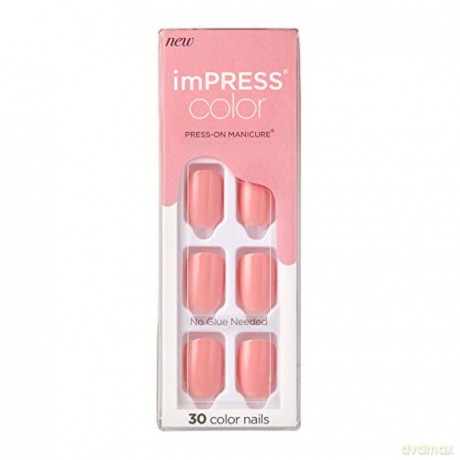 KISS Self-adhesive nails imPRESS Color Pretty Pink 30 pcs