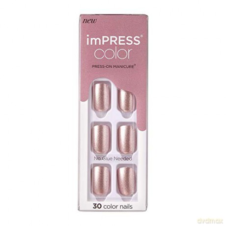 KISS Self-adhesive nails imPRESS Color Paralyzed Pink 30 pcs
