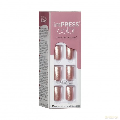 KISS Self-adhesive nails imPRESS Color Paralyzed Pink 30 pcs