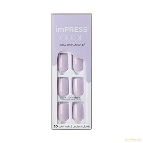 KISS Self-adhesive nails imPRESS Color Picture Purplect 30 pcs