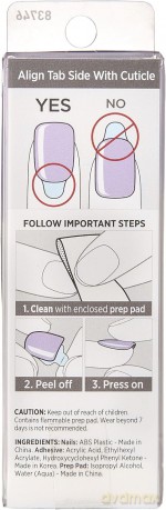 KISS Self-adhesive nails imPRESS Color Picture Purplect 30 pcs