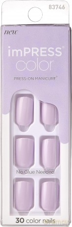 KISS Self-adhesive nails imPRESS Color Picture Purplect 30 pcs