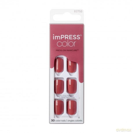 KISS Self-adhesive nails imPRESS Color Platonic Pink 30 pcs